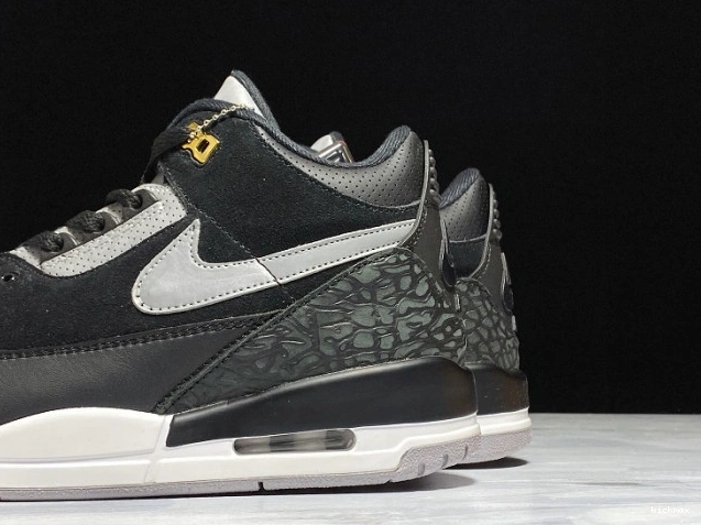 Rep MAX Air Jordan Tinker Cement CK4348-007 3 Black Grey 0813